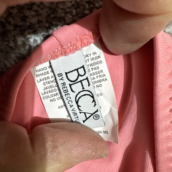 Becca Bikini Bottoms Womens Size Small Chic Minimalist Retro Swimwear Y2K Style - Picture 7 of 8